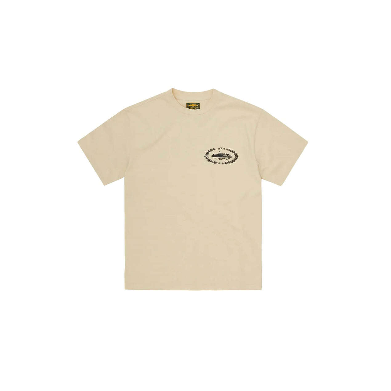 T-shirt CRTZ Royale Heavyweight Tee coloris Crème