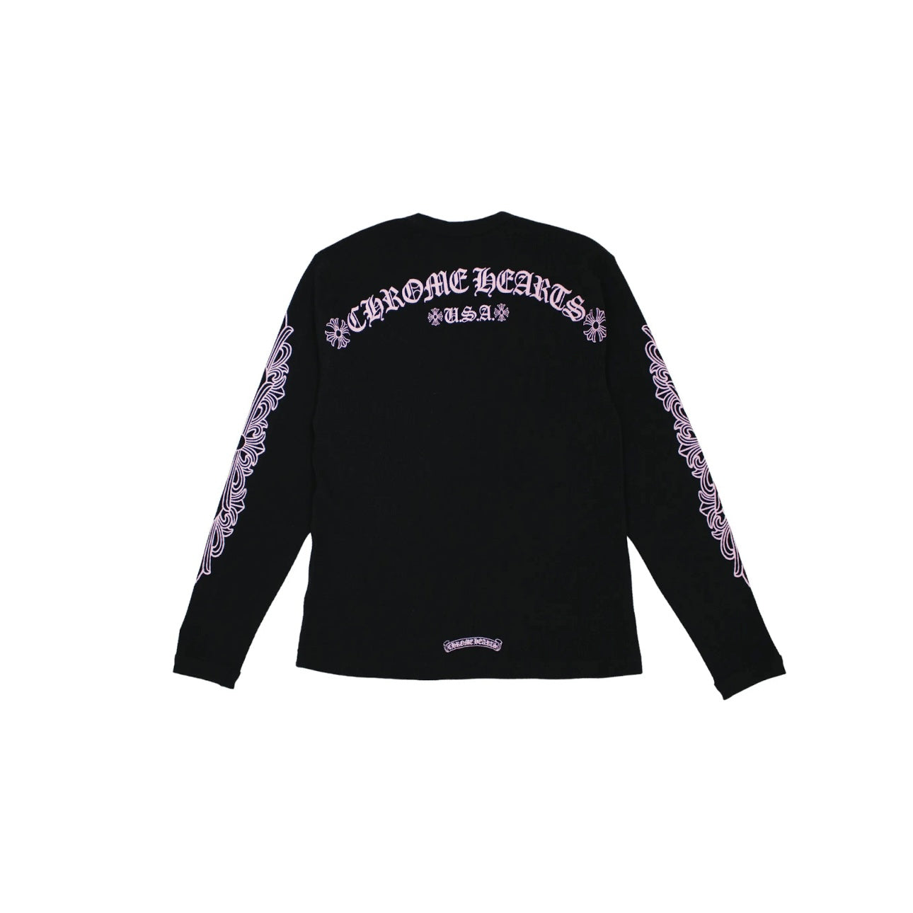 Longsleeve CH Matty Boy Shoulder Logo Thermal Tee Noir et Rose