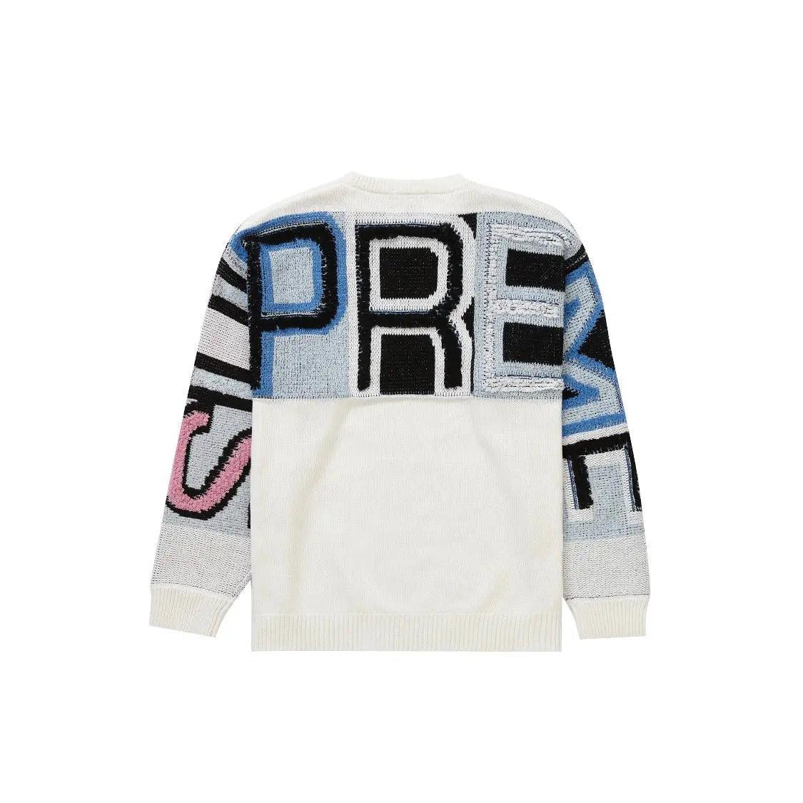 Pull Sweater Chenille Logo coloris blanc - REIMÉ