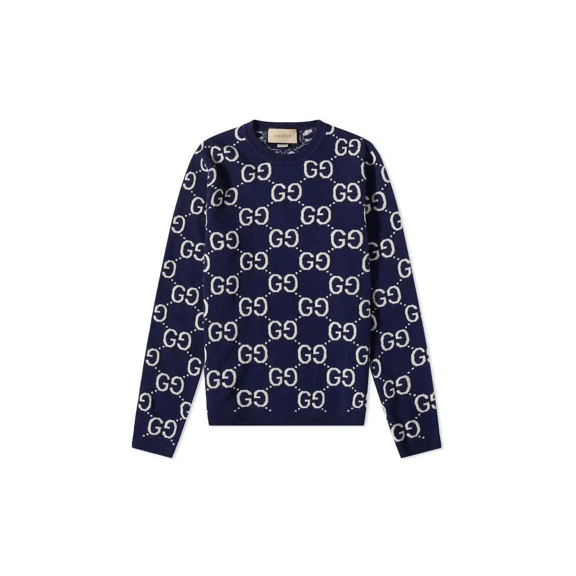 Pull GG All Over à Monogramme Crewneck Sweater - REIMÉ