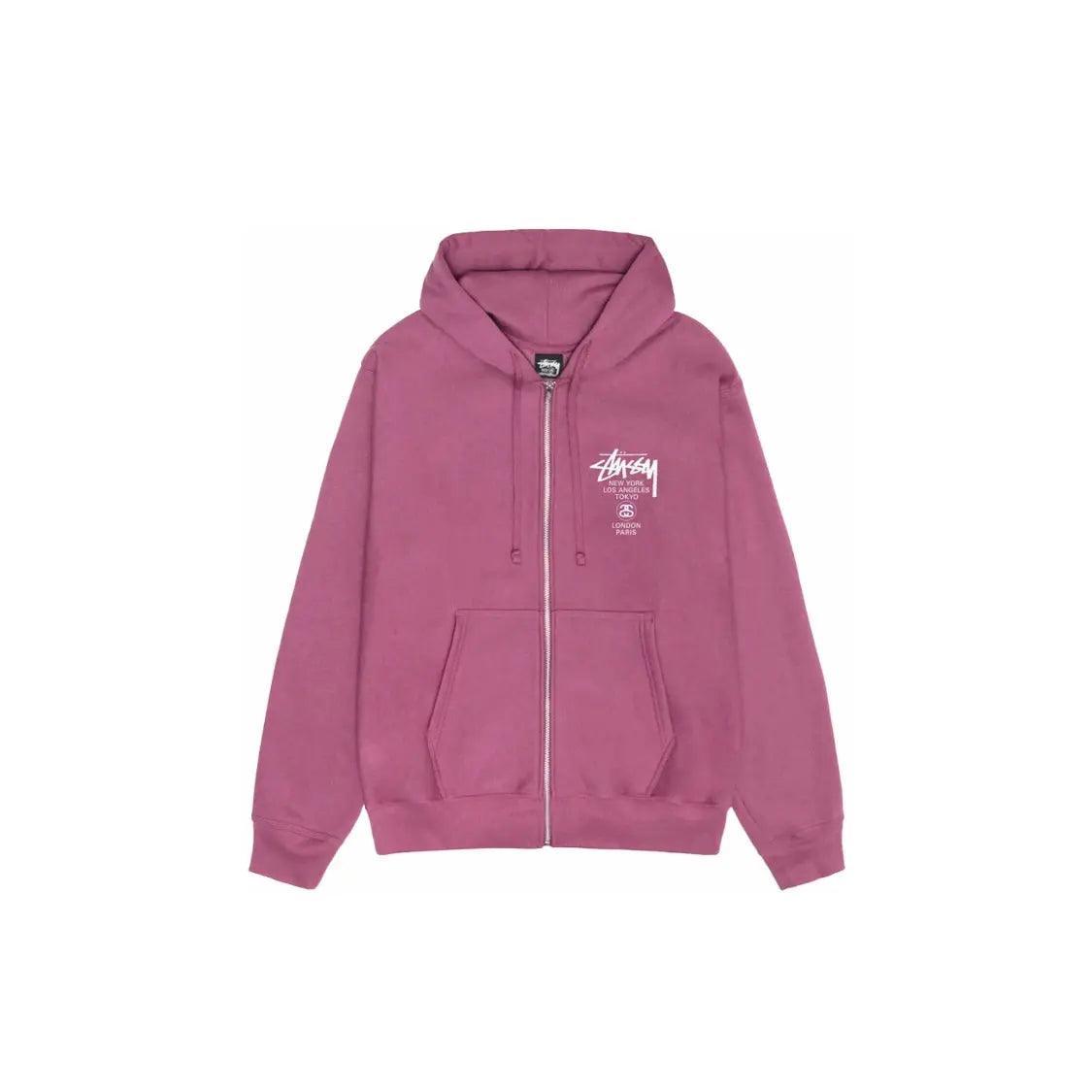 Veste Hoodie Zipé World Tour coloris baie - REIMÉ