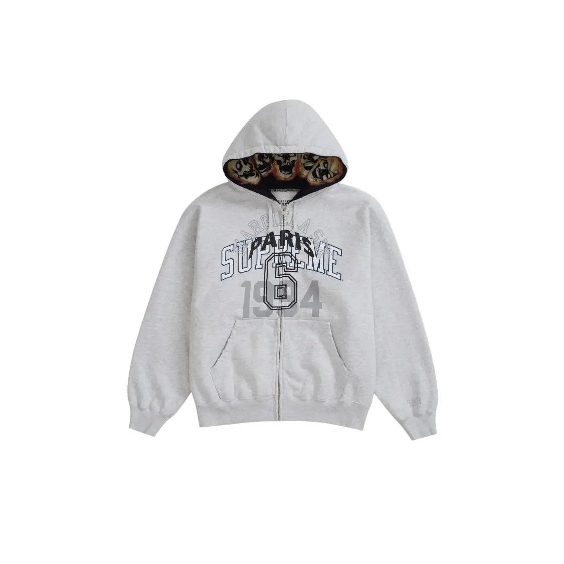Veste à Capuche MM6 Zipé Sweat-shirt coloris gris - REIMÉ