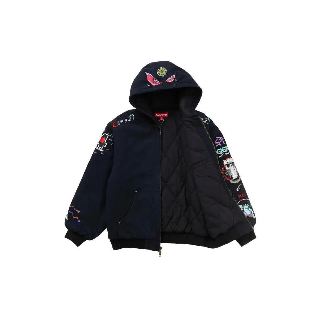 Veste Zipé AOI Hooded Work Jacket coloris Noir - REIMÉ
