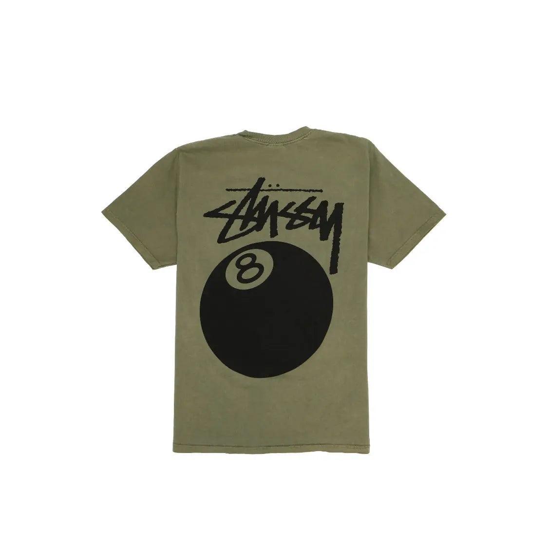 T-shirt 8 Ball Pigment Dyed Tee coloris Olive - REIMÉ