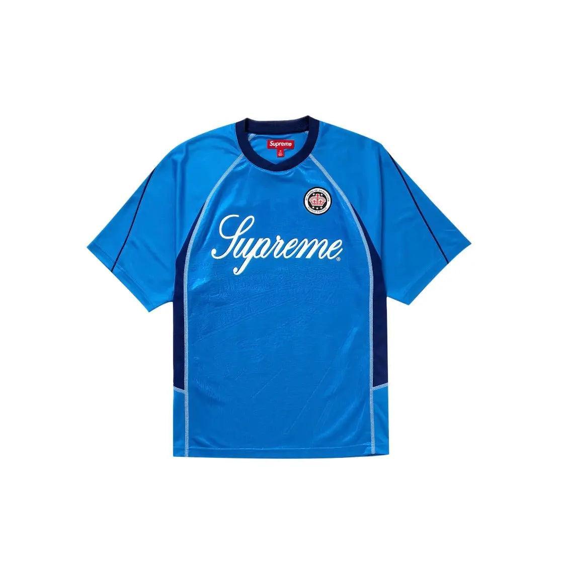 Maillot de Football Jacquard coloris Bleu - REIMÉ