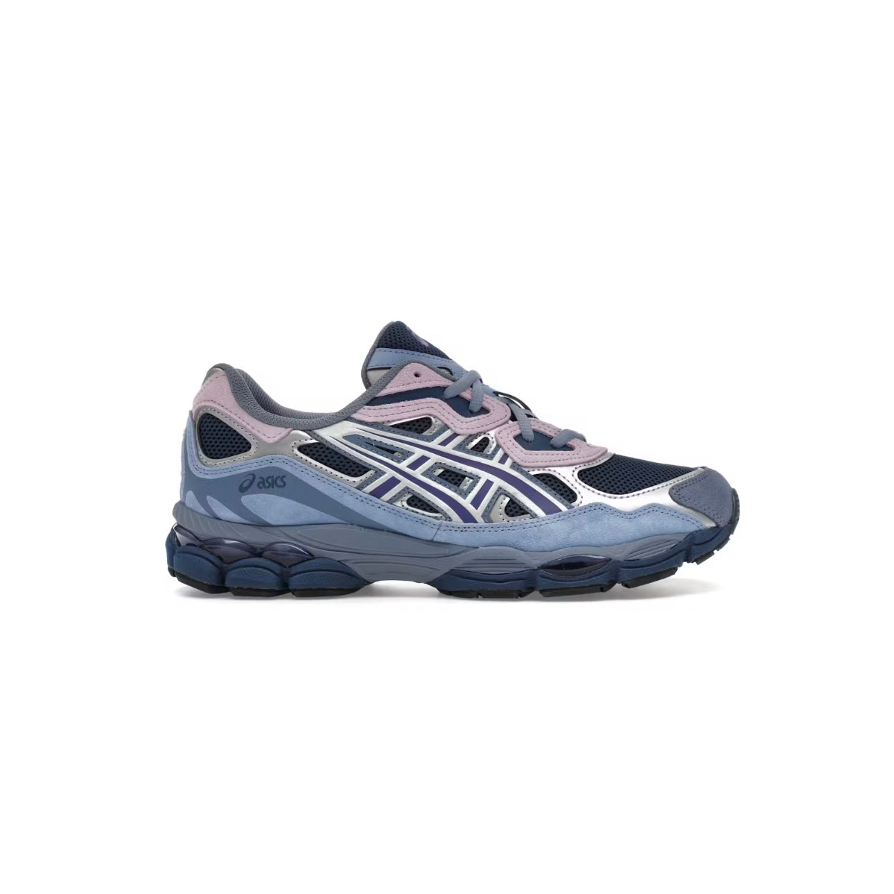 Sneakers Gel-NYC Bleu Rose Argenté
