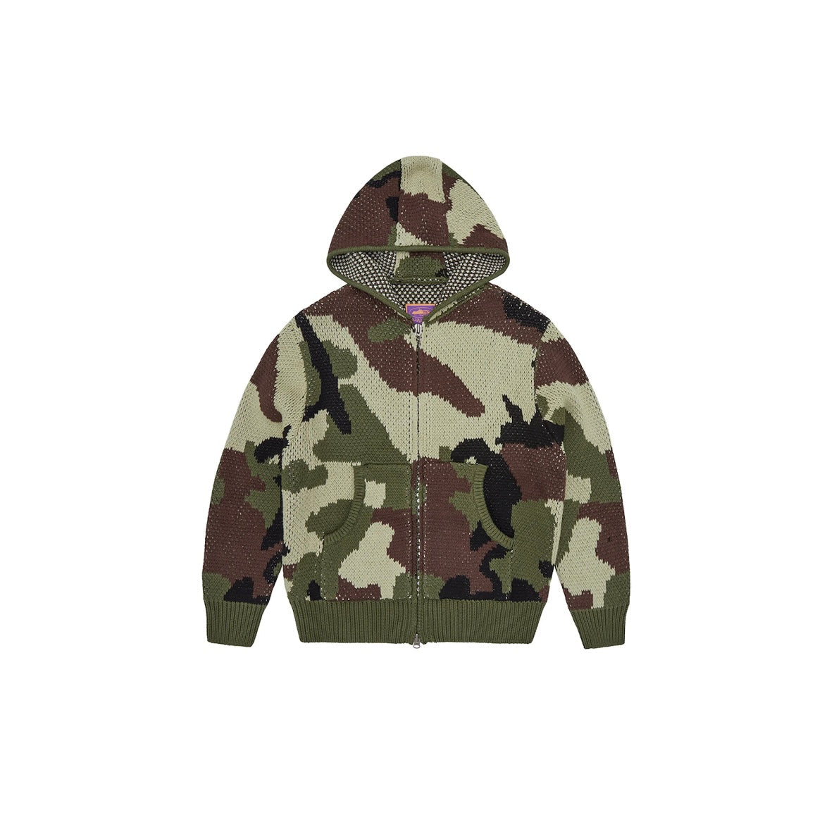Veste Alcatraz motifs Camouflage Heavy Knit Zip Hoodie