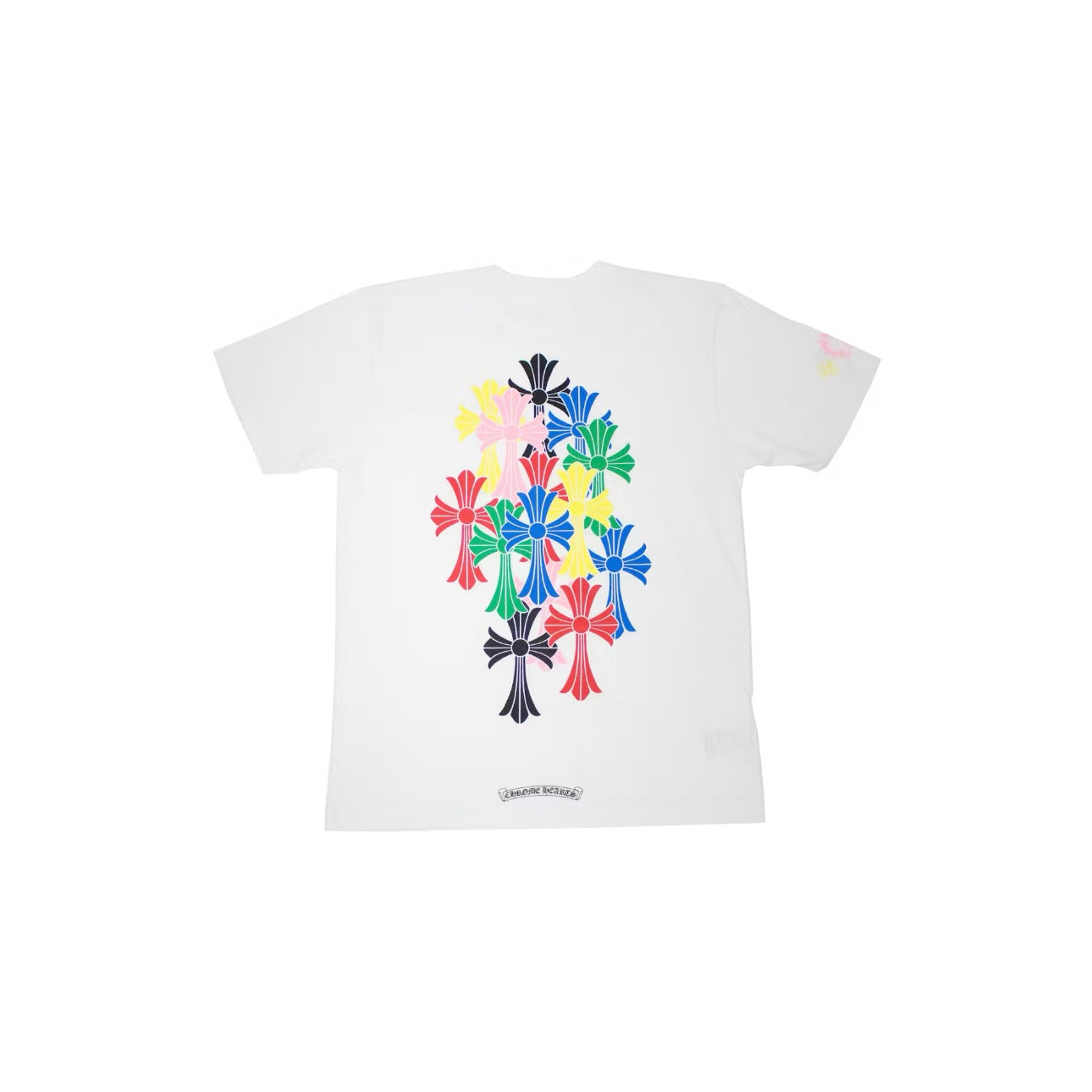 T-shirt Multicolor Cross Cemetery CH coloris Blanc