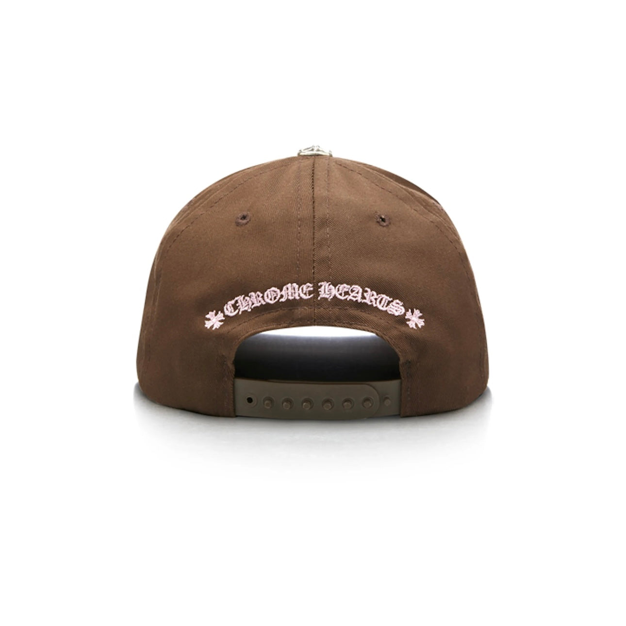 Casquette de Baseball CH Logo brodé coloris Marron et Rose