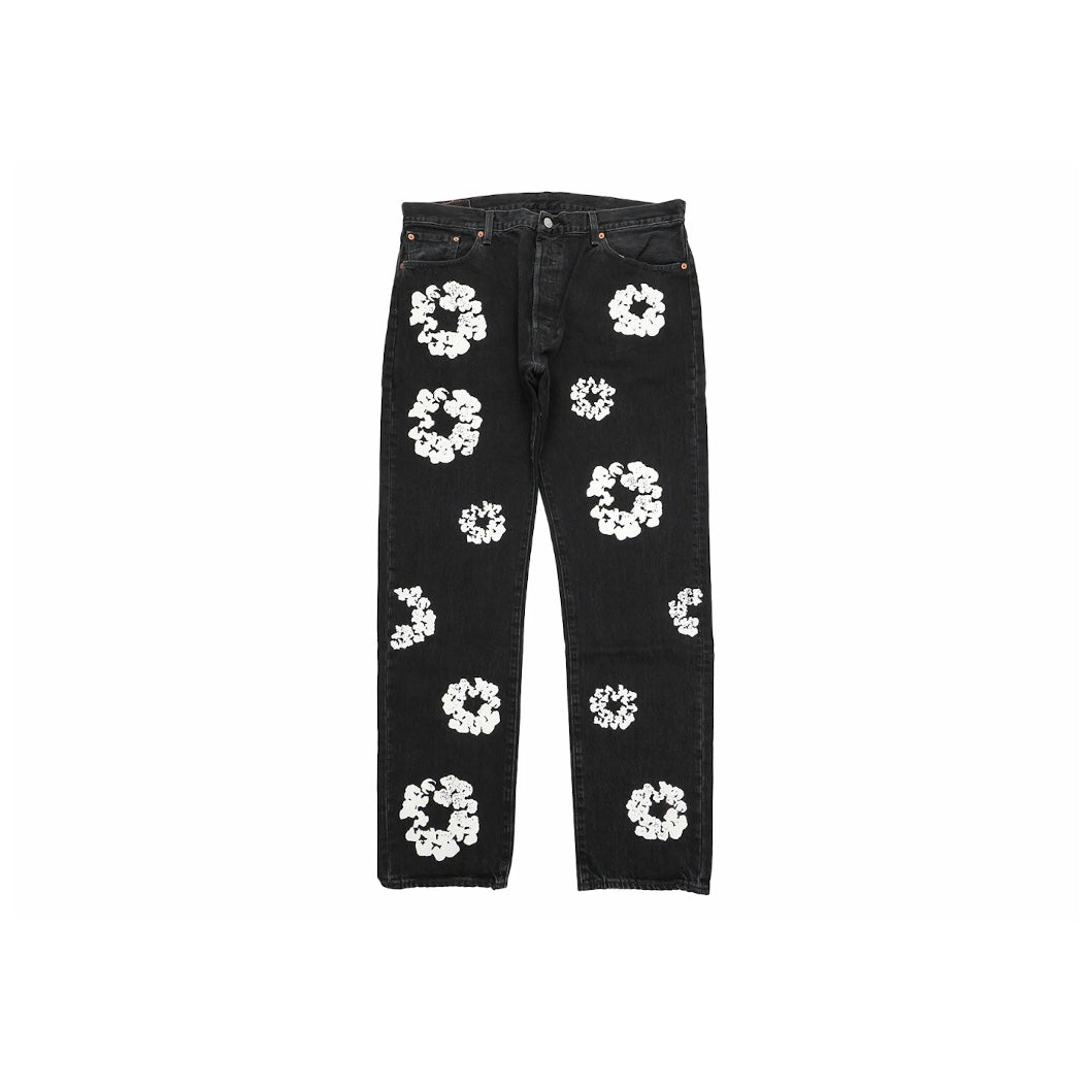 Jean 501 The Cotton Wreath Denim Noir