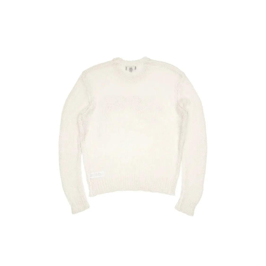Pull Loose Knit Logo Sweater couleur crème - REIMÉ