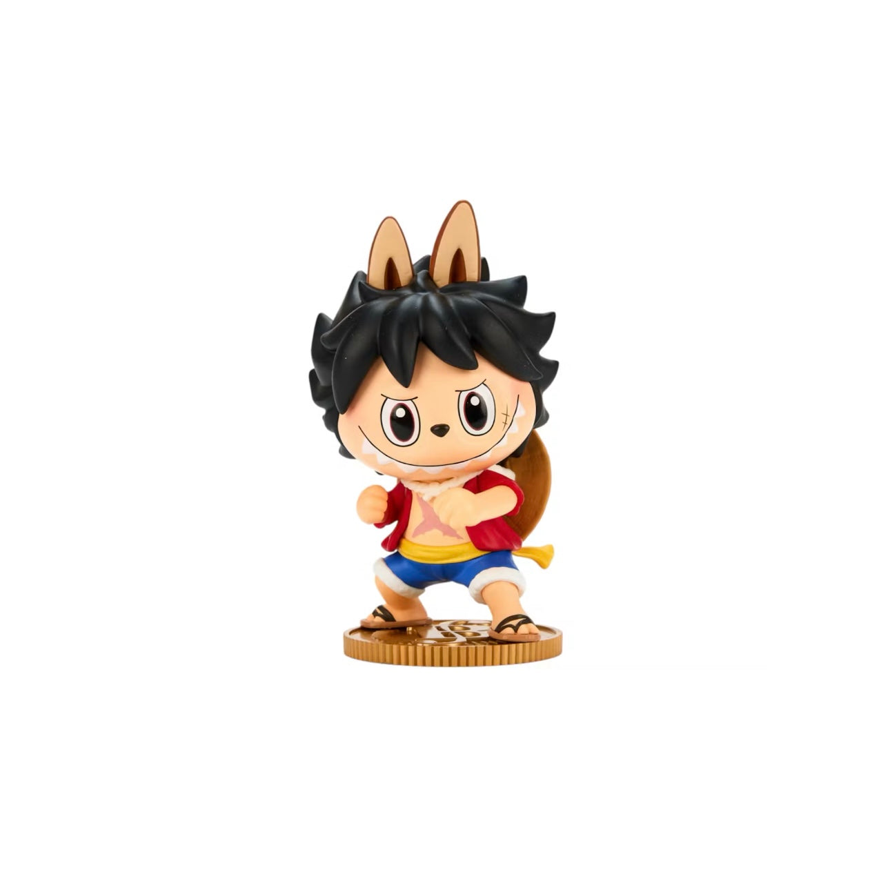Labubu The Monsters x One Piece Series Monkey.D.Luffy Figurine