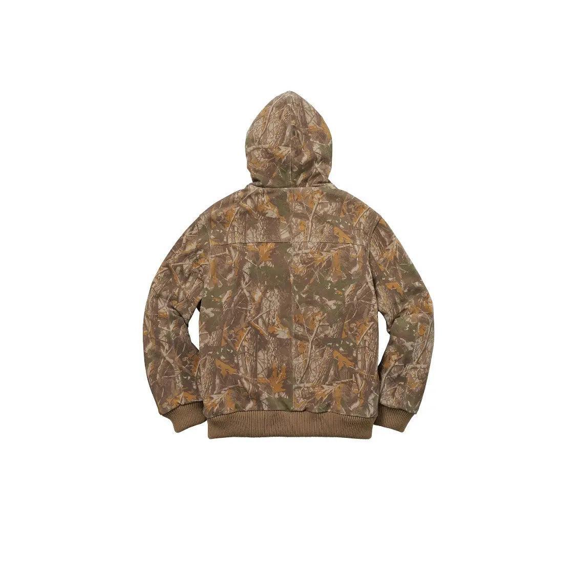 Veste Zipé Hooded Suede Work Jacket coloris arbre Camo - REIMÉ
