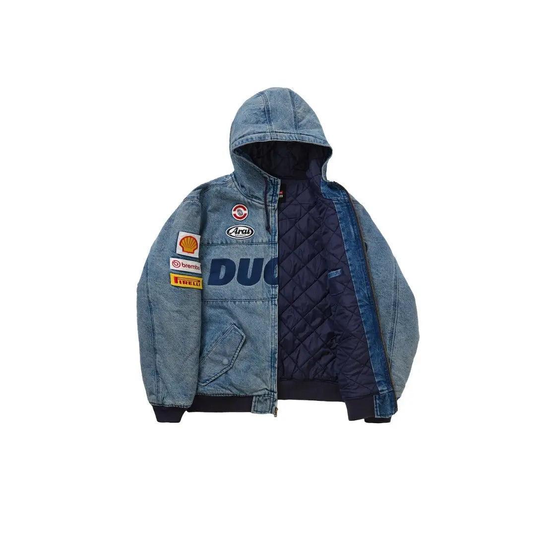 Veste de Travail à Capuche en Denim moto Ducati - REIMÉ