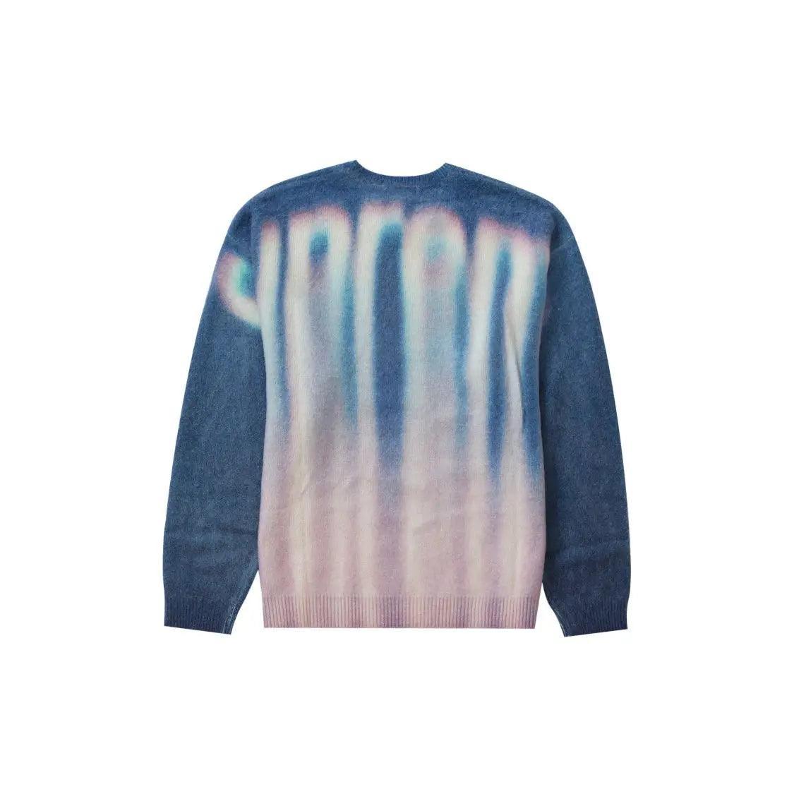Pull Blurred Logo en coton Bleu - REIMÉ