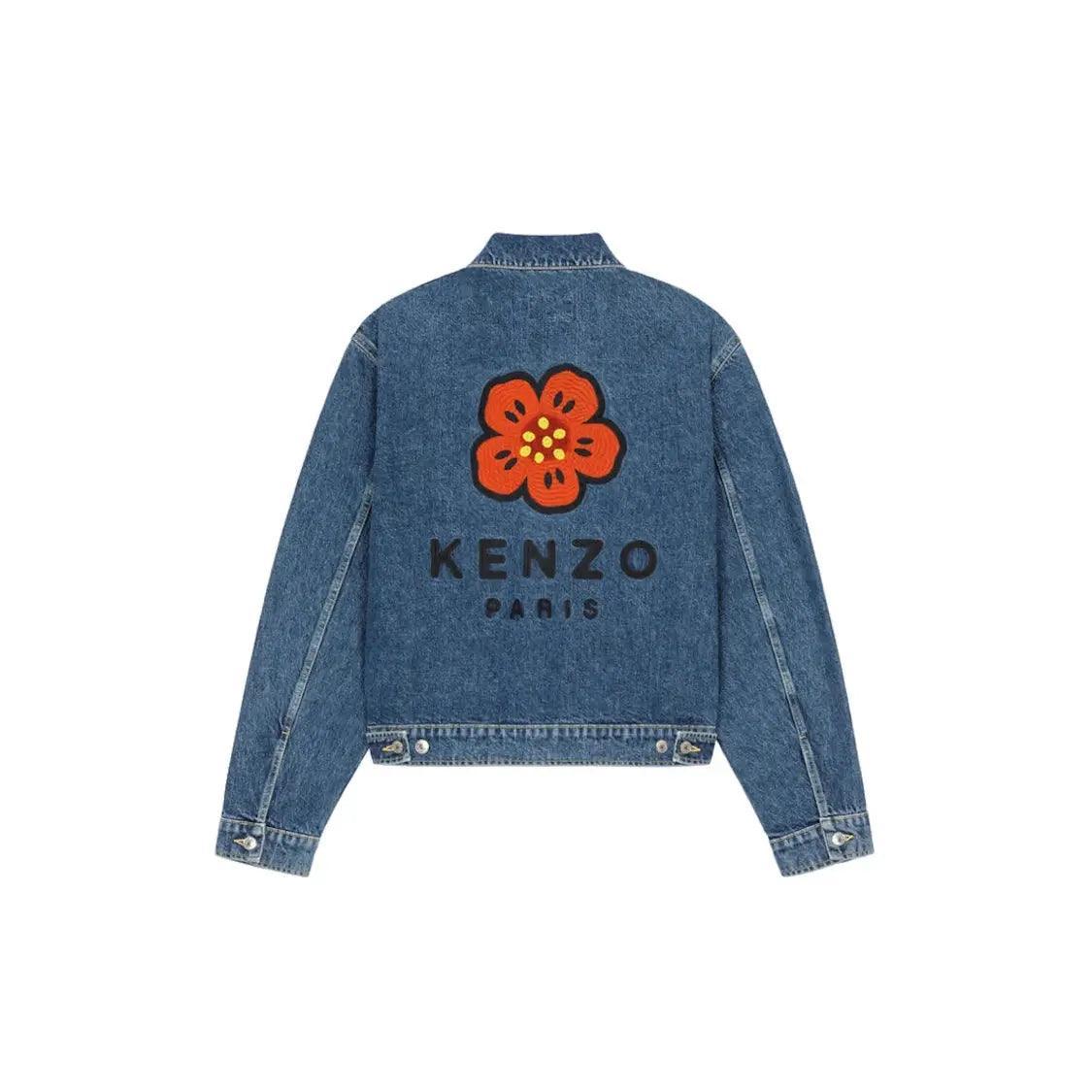 Veste en Denim Boke Flower brodée Jacket - REIMÉ