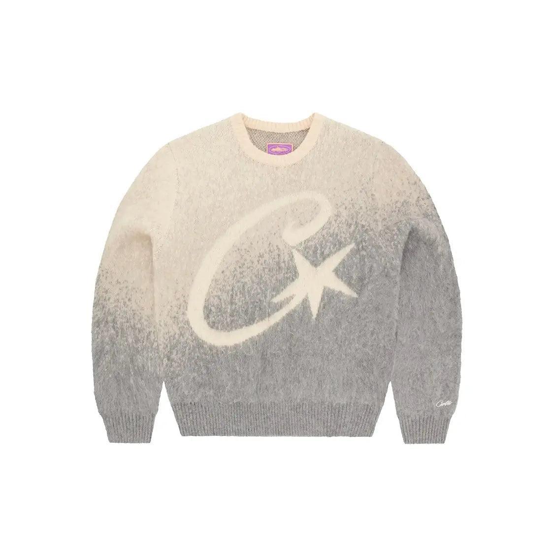 Pull C Star Gradient en Mohair Knit coloris gris - REIMÉ