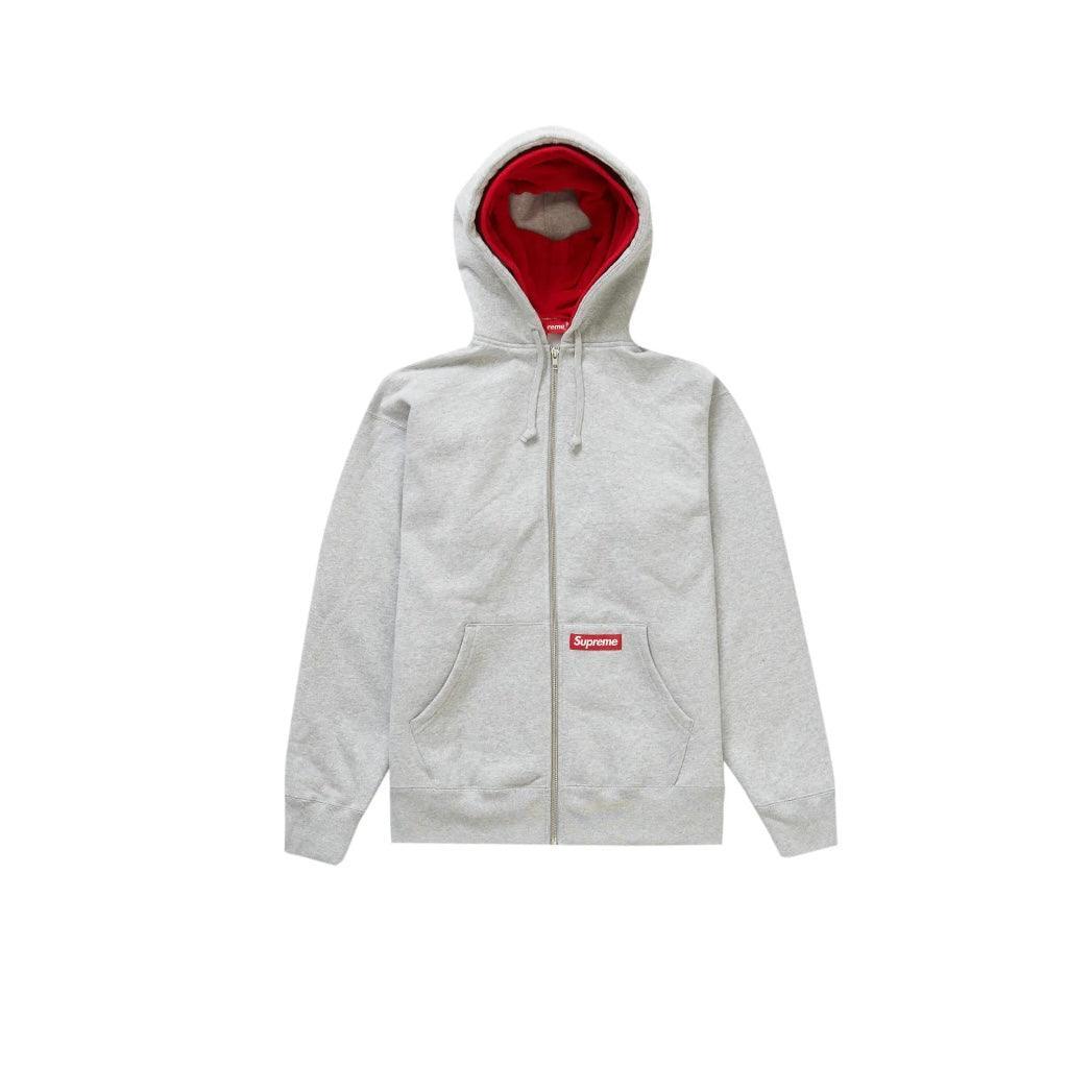 Sweat à Capuche Zip Up Double Hood coloris gris chiné - REIMÉ