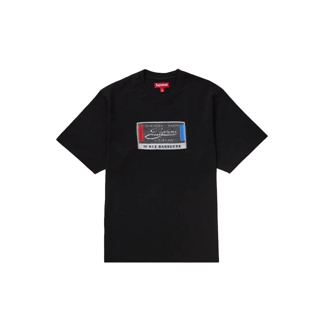 T-shirt Intarsia Label S/S Top coloris Noir - REIMÉ