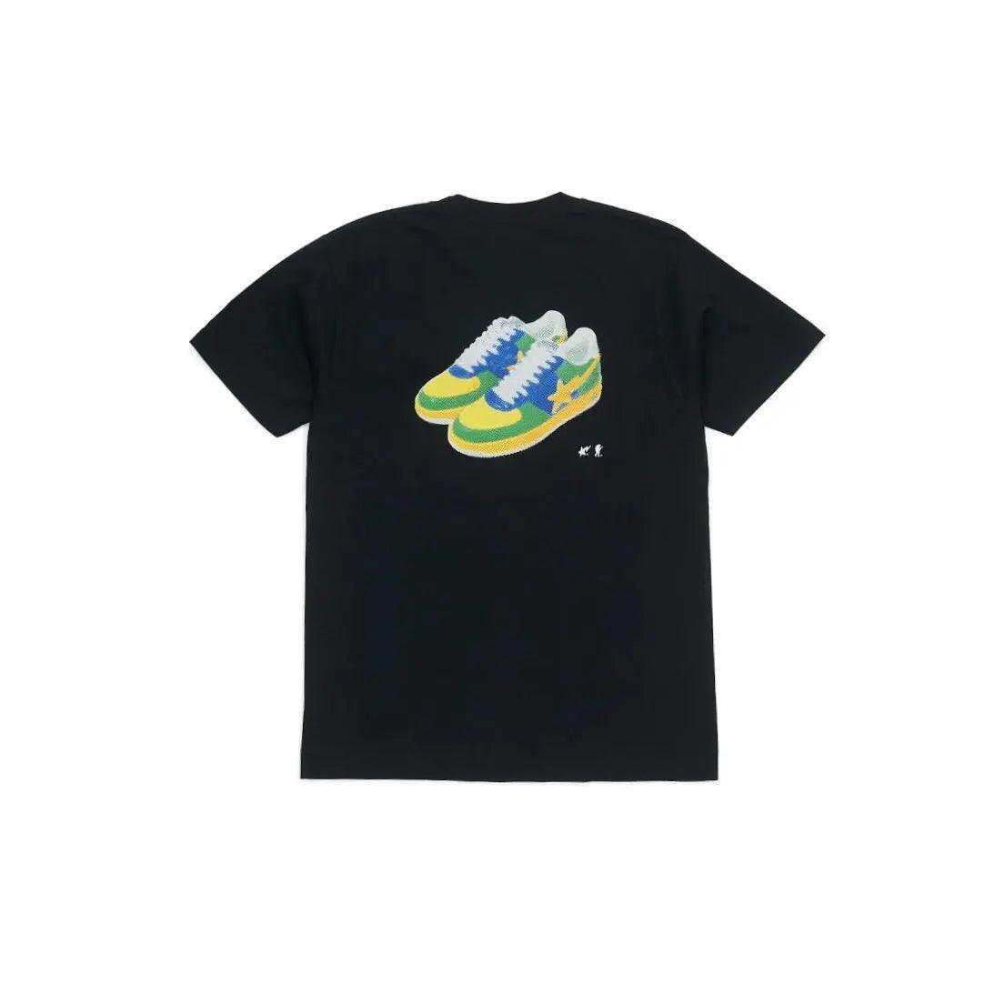 T-shirt Brazil Sta Shoe Tee coloris noir - REIMÉ
