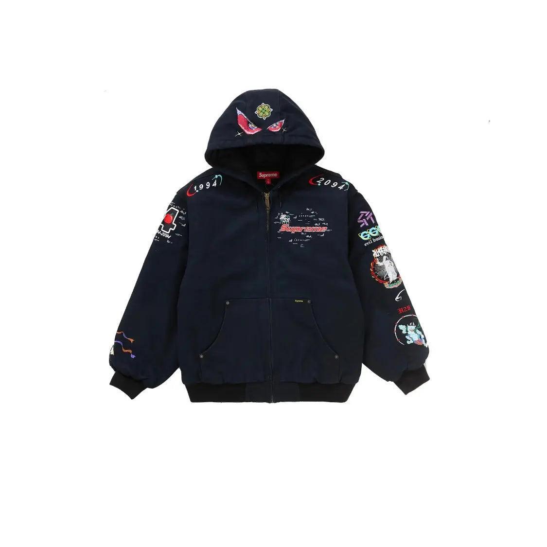 Veste Zipé AOI Hooded Work Jacket coloris Noir - REIMÉ