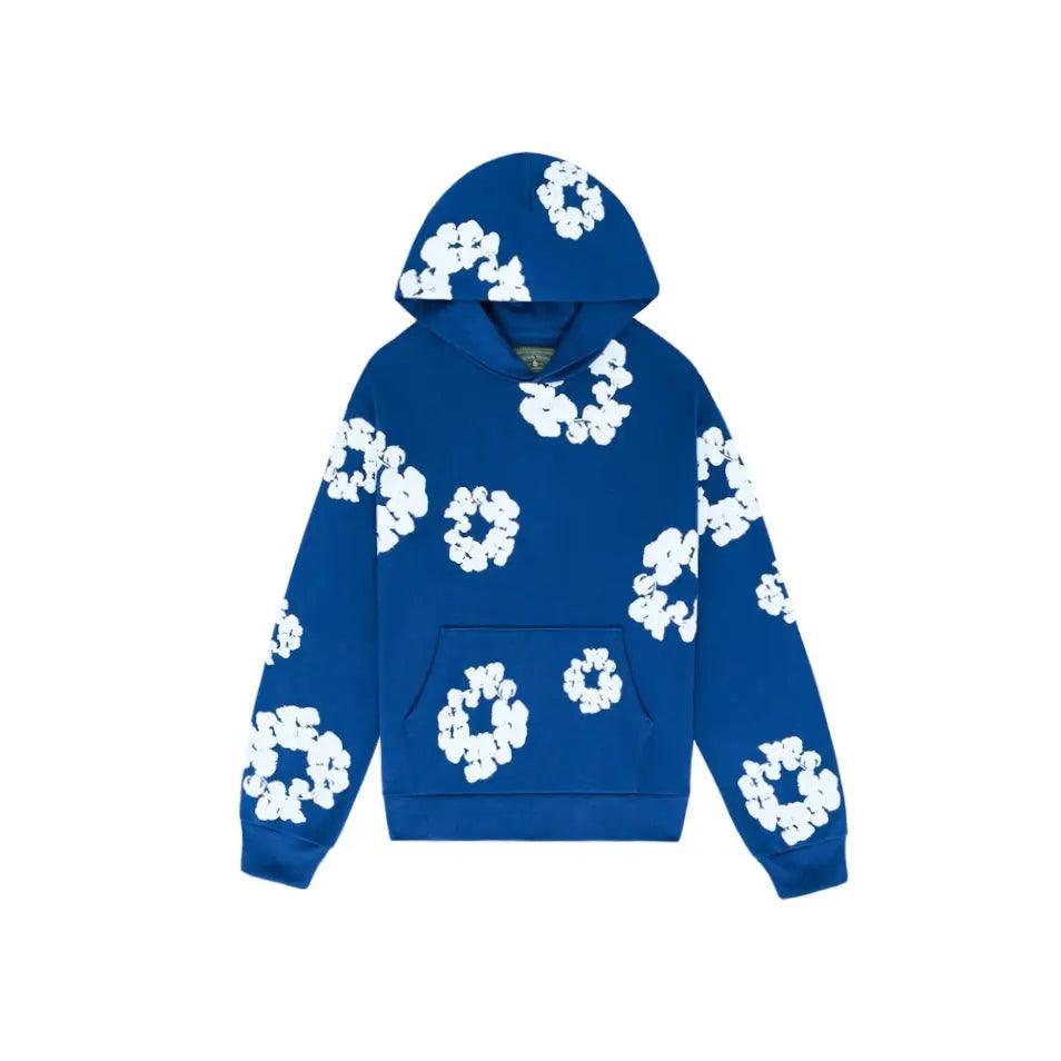 Sweat à Capuche DTTCW coloris bleu roi - REIMÉ