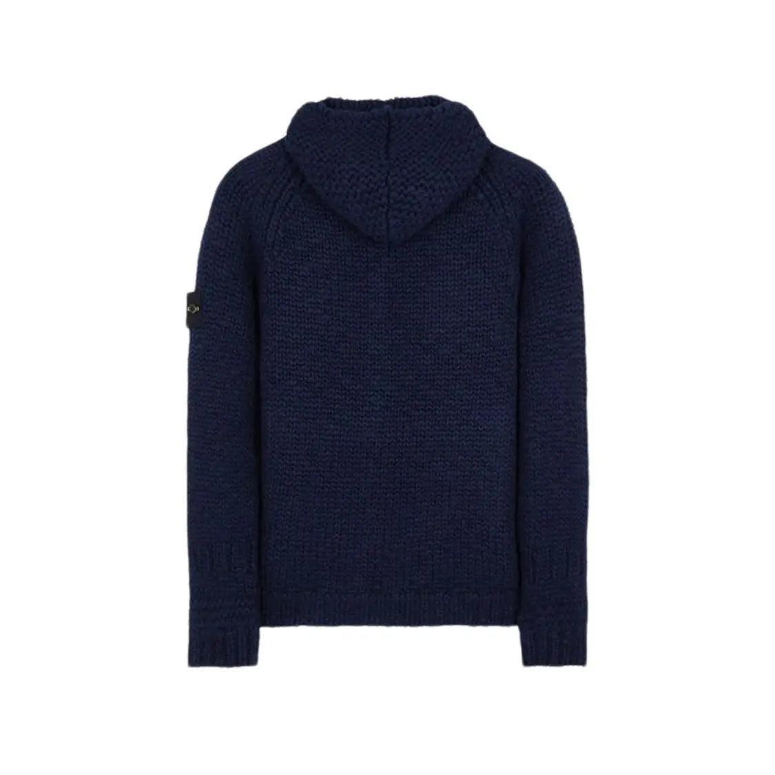 Veste zipé tricoté 544D4 Sweater bleue marine - REIMÉ