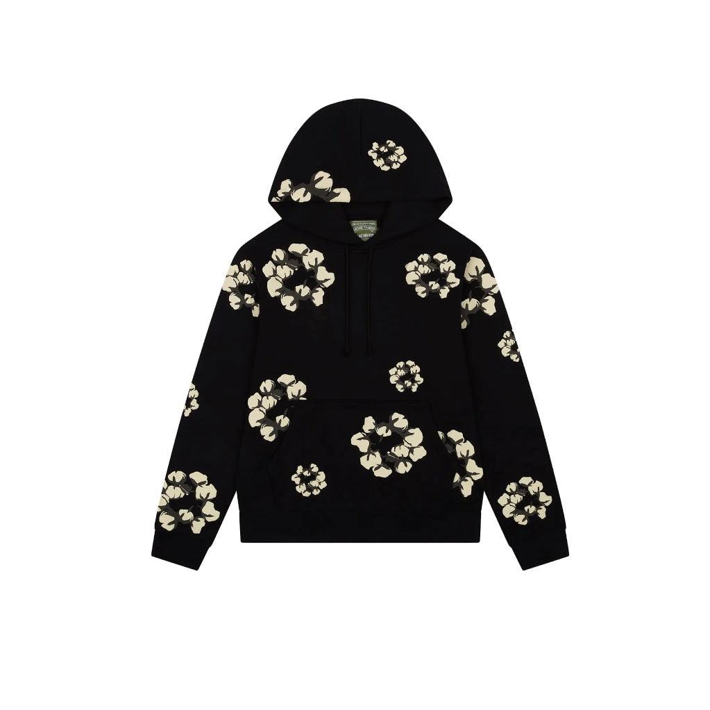 Sweat à Capuche CPFM Cotton Wreath Noir - REIMÉ
