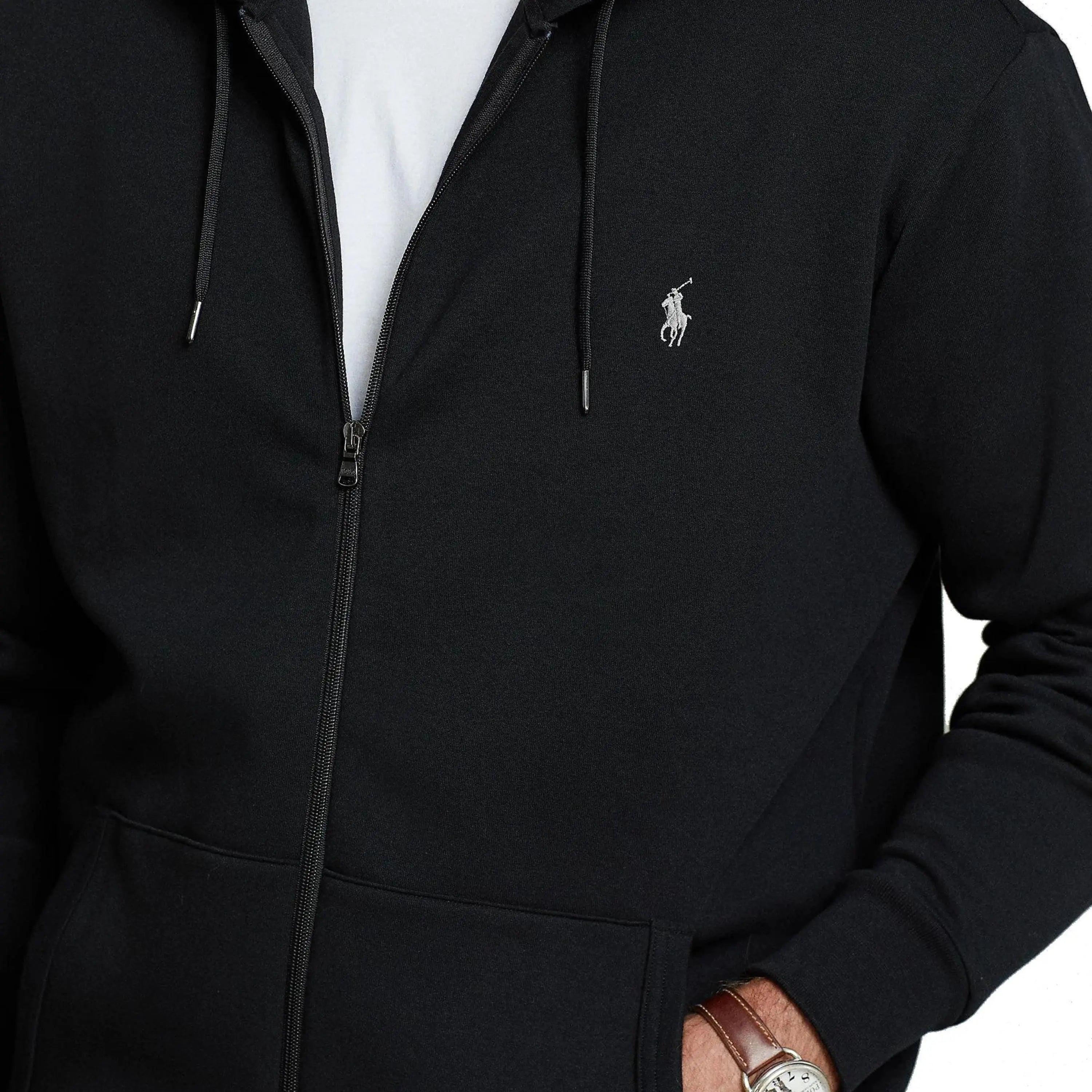 Sweat à Capuche Zippé Noir - REIMÉ