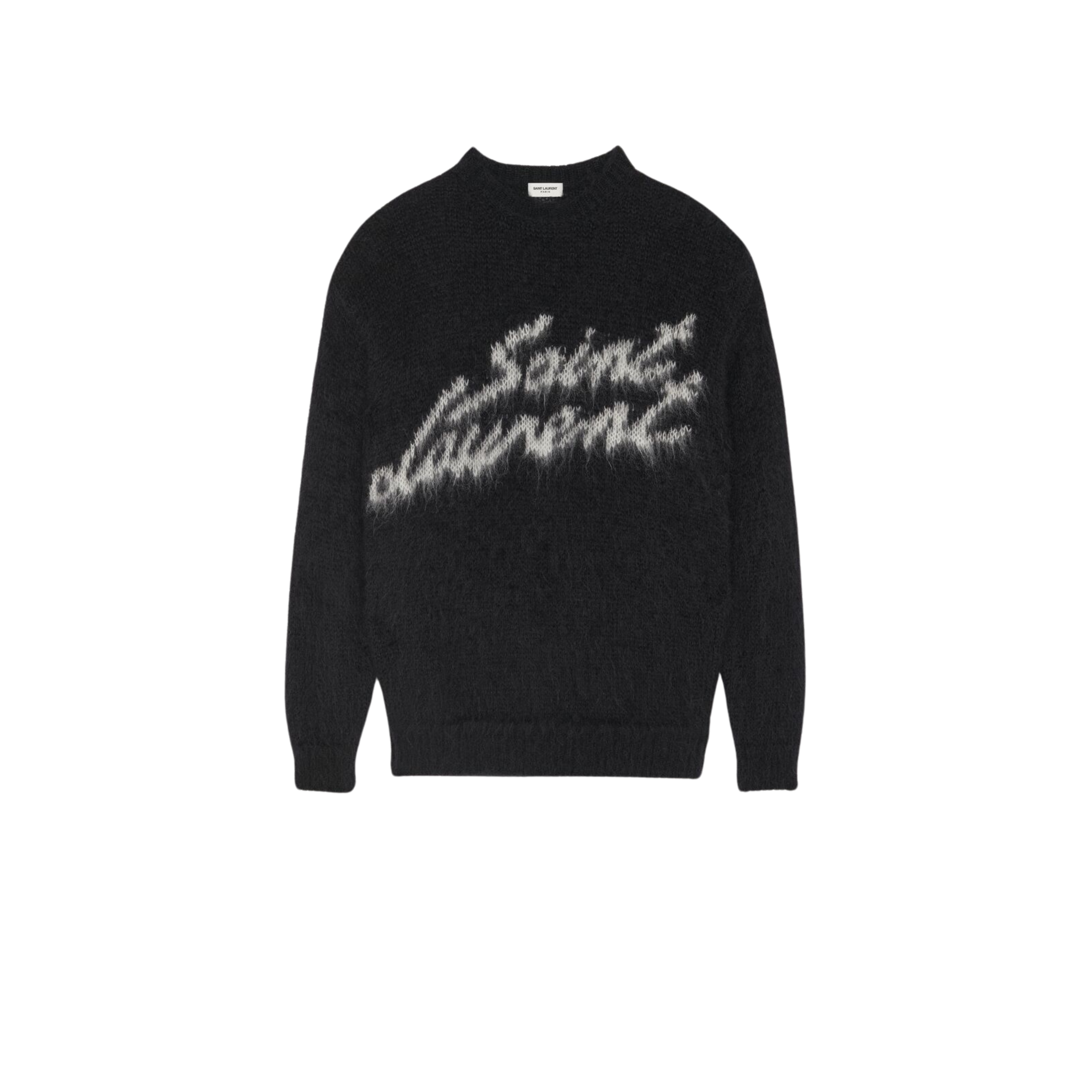 Pull YSL Mohair Sweater Noir - REIMÉ