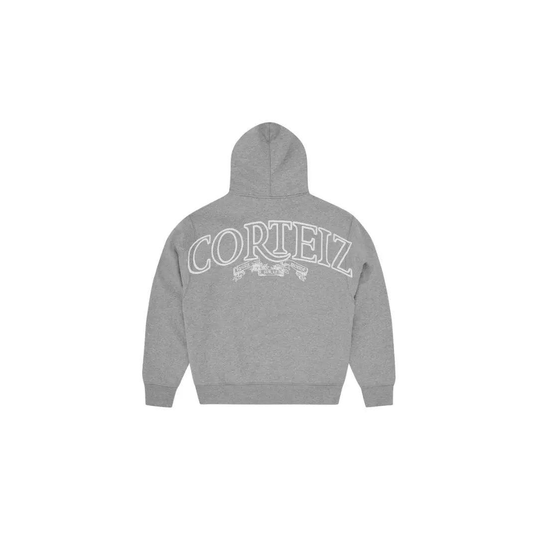 Veste Zipé CRTZ Superior Royale Hoodie coloris gris brouillard - REIMÉ