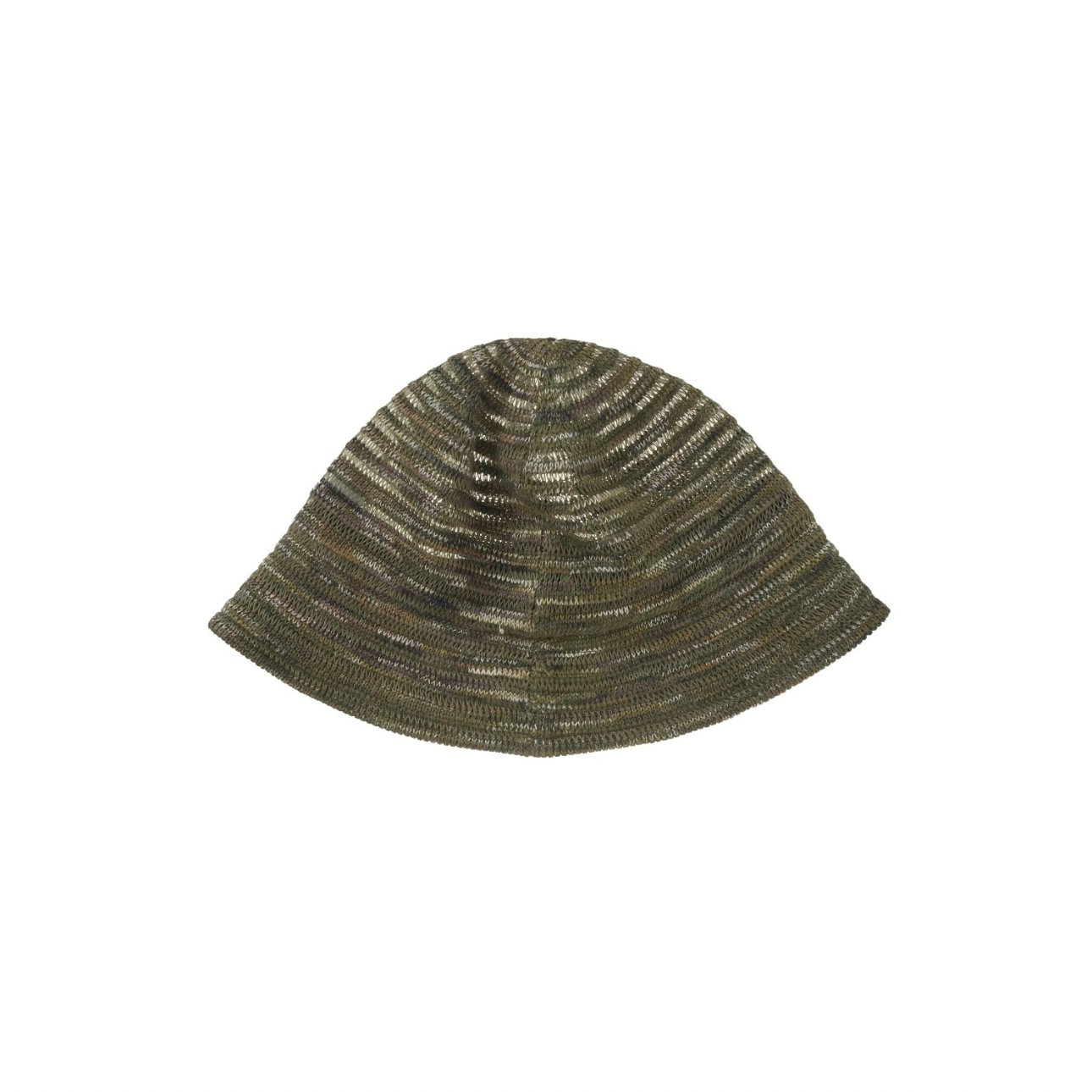 Bob en Maille Ouverte Arrondi coloris Olive